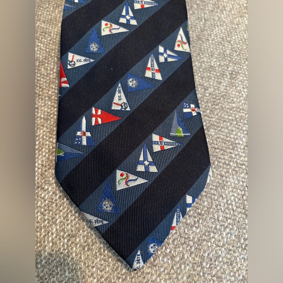 ✨LOUIS VUITTON CUP Tie 100% Silk Authentic Vintage Rare Find - Picture 2 of 11